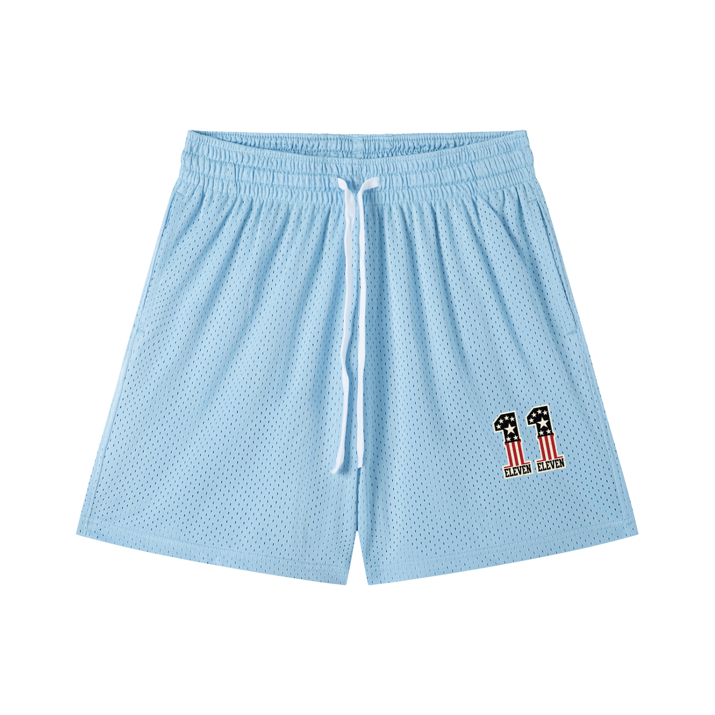 Mesh Drawstring Shorts
