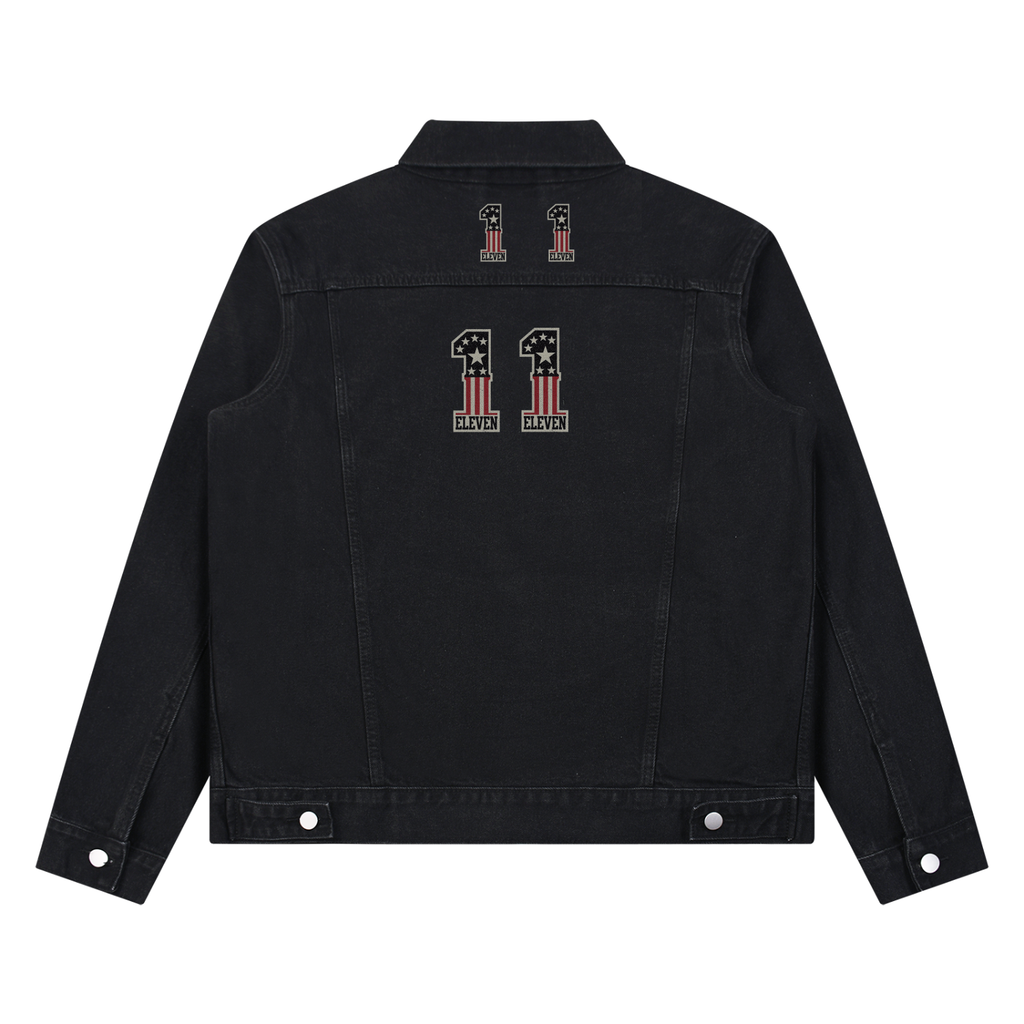 Unisex Vintage Wash Denim Jacket