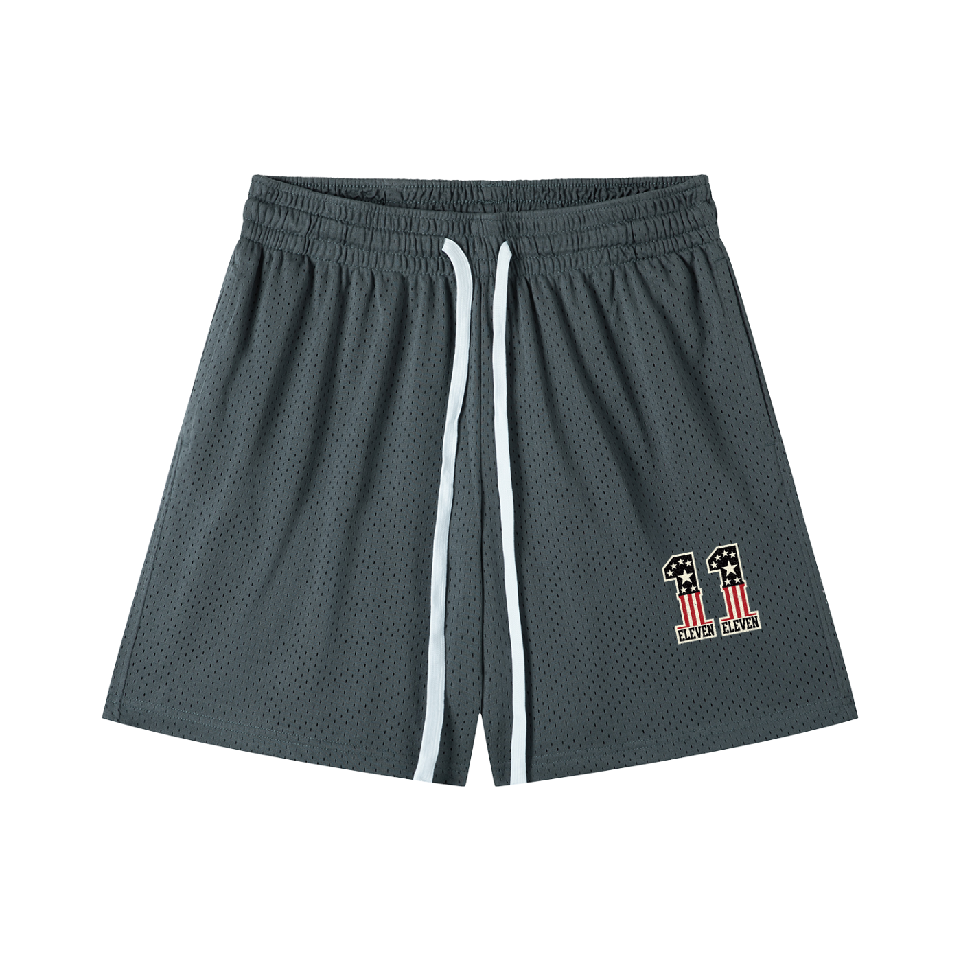 Mesh Drawstring Shorts