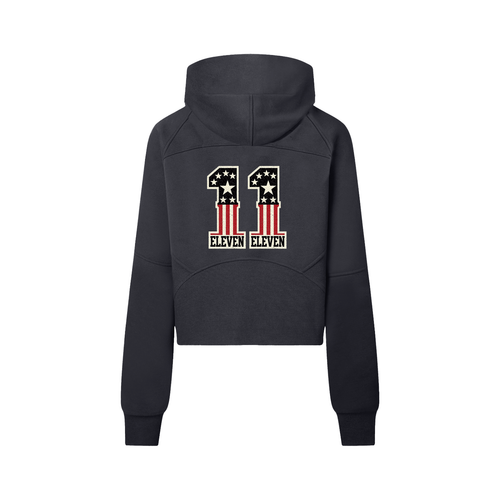 Cropped Half-Zip Hoodie