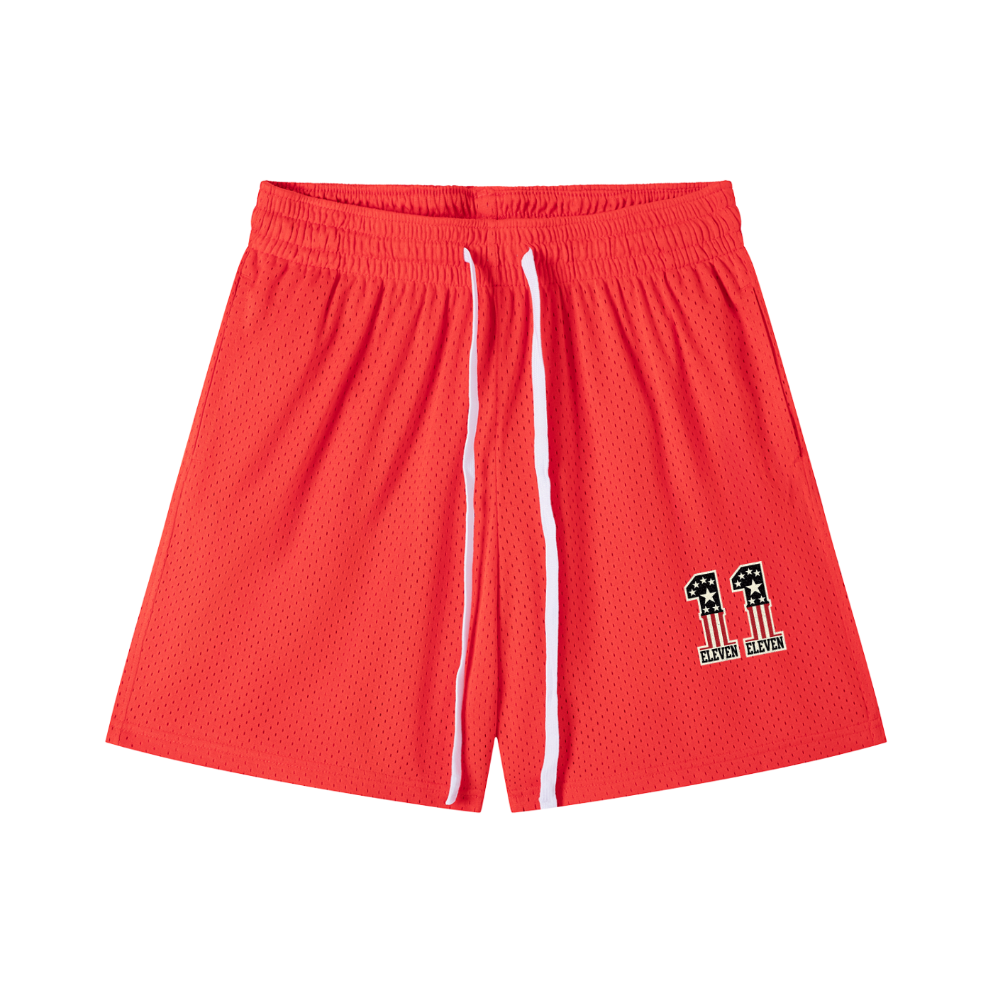 Mesh Drawstring Shorts