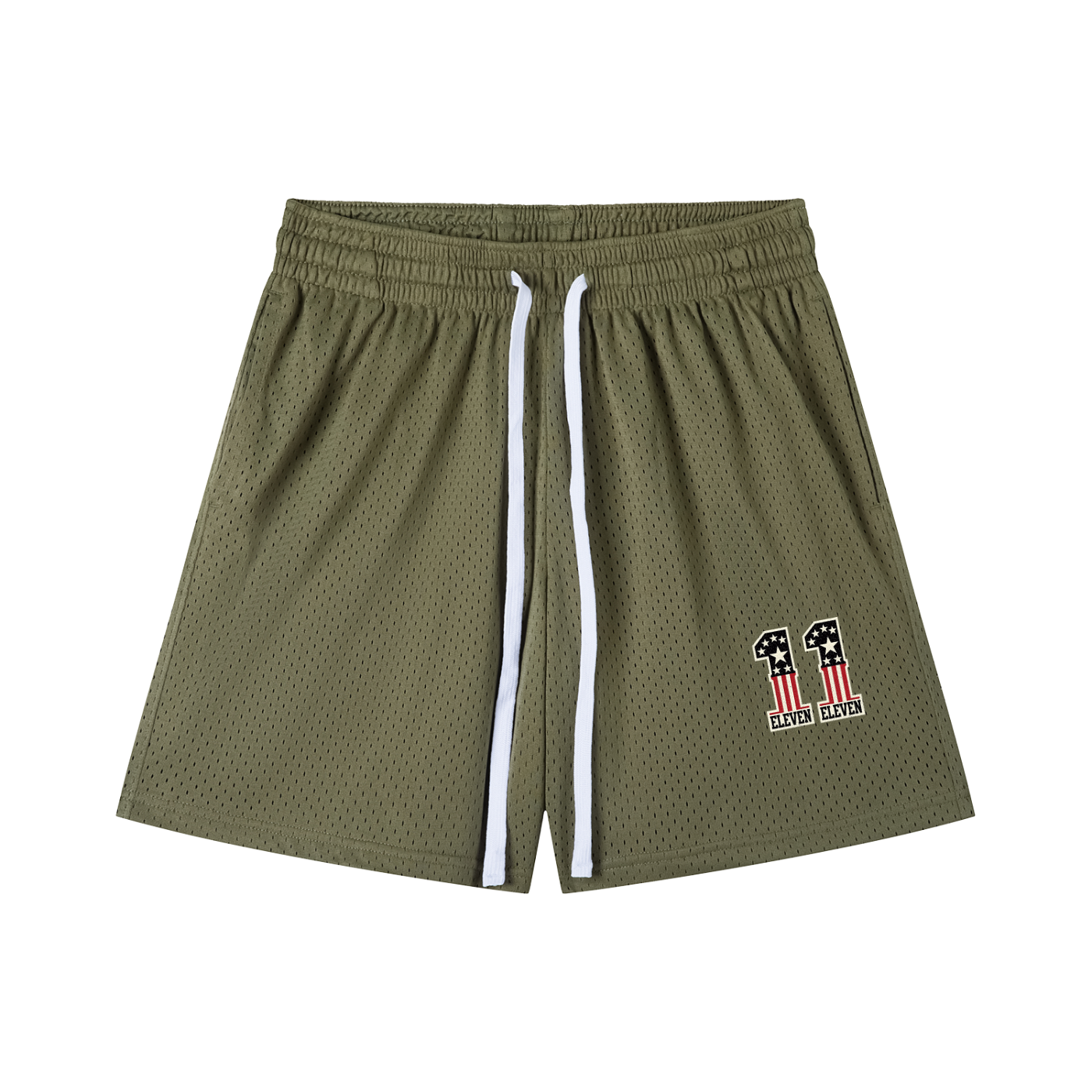 Mesh Drawstring Shorts