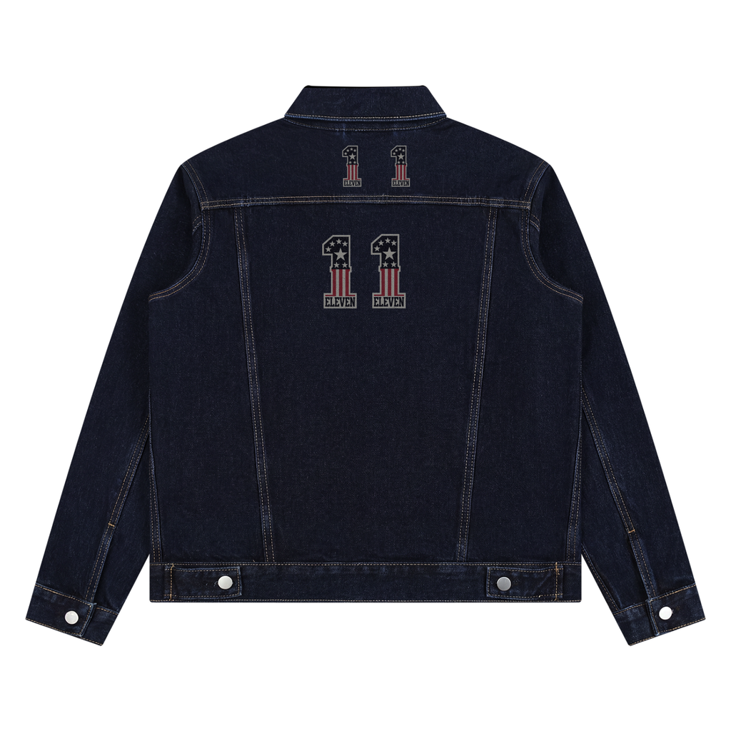 Unisex Vintage Wash Denim Jacket